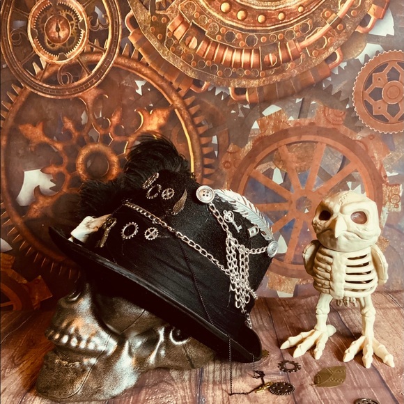 Handmade steampunk hat - Picture 3 of 3